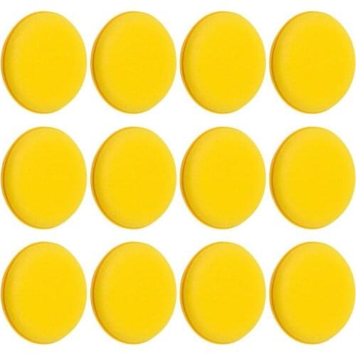 12pcs/set Car Care Polishing Wash Cleaning Sponge Polish Waxing Cleaning Scrubber Auto Paint Care Car Cleaning Brushes Styling