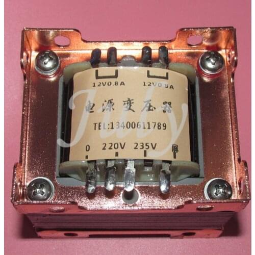 20W power transformer 220V 235V input 12V0.8A + 12V0.8A output power transformer for audio DIY