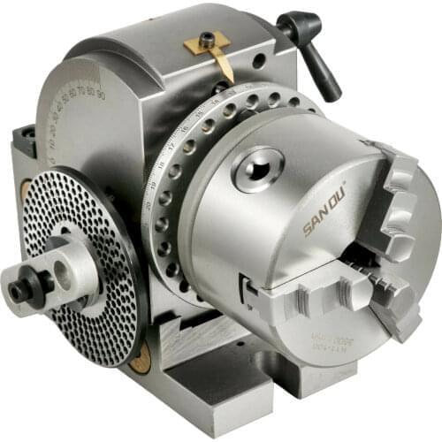 4 \ "Milling Divider Indexing Dividend Semi Universal Spindle Head Free Shipping to EU