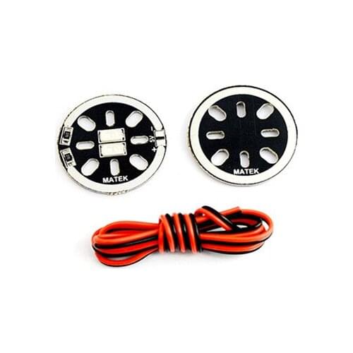 4pcs Matek LED X2 / 5V motor seat lamp through machine 18/22 motor mounting hole