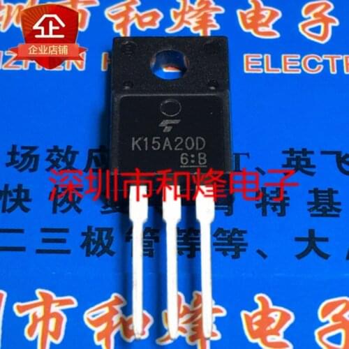 5pcs K15A20D TK15A20D TO-220F 200V 15A
