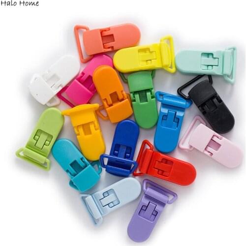 5pcs Plastic Suspender Pacifier Clips With For Binky Paci Dummy Soother Toy Teething Ring Leash Bib Holder Clamp Snap