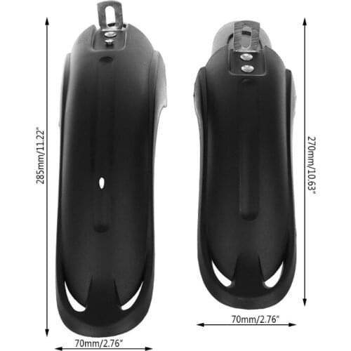 55KD 1 Pair Bicycle Mudguard Front Rear Dustproof For 12/14inch Children Bike