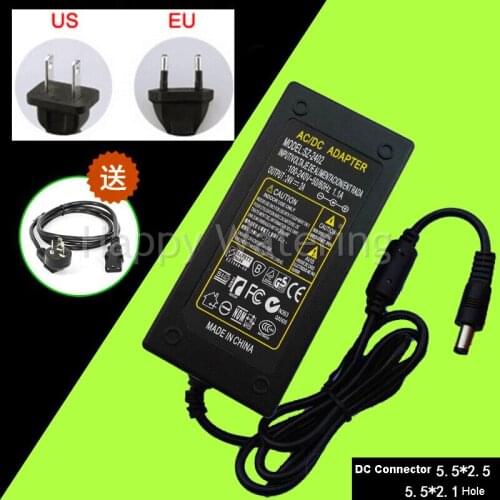 AC 110-240V to DC24V 2A AC DC Power Adapter Voltage Transformer Display Universal Adapter