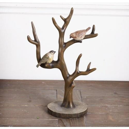 American retro rural branches bird jewelry frame of European and American style creative arts and crafts ornaments