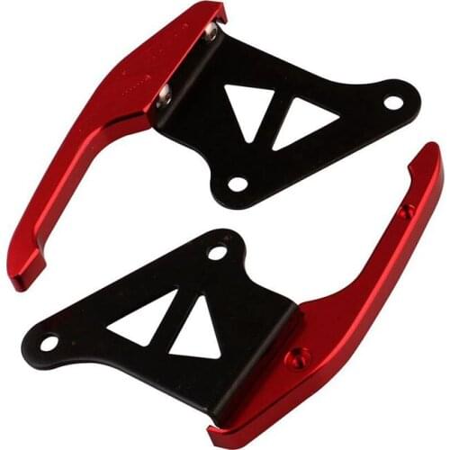 AU05 -Motorcycle Retrofit Accessory Rear armrest rear armrest aluminum general tail for HONDA Grom MSX125 MSX 125 (red)