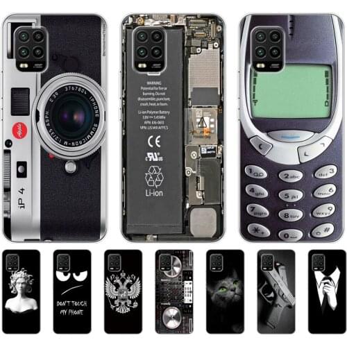 For Xiaomi Mi 10 Lite Case 6.57" Soft Silicon Tpu Cover For Xiaomi Mi 10Lite 5G Mi10Lite Phone Back Shell Bumper Funda