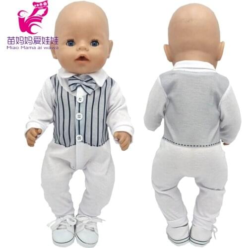 Baby Doll Boys Clothes 17 Inch Reborn Doll Outfit Children Girl Gifts Toys Uniform