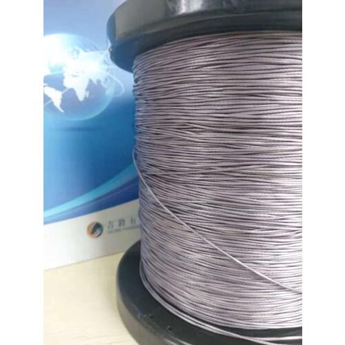 E35 5N OCC Silver-Plated Copper 30AWG 2 Single Core Wires with Shielding Upgrade Earphone Cable Signal Cable DIY Bulk Wire