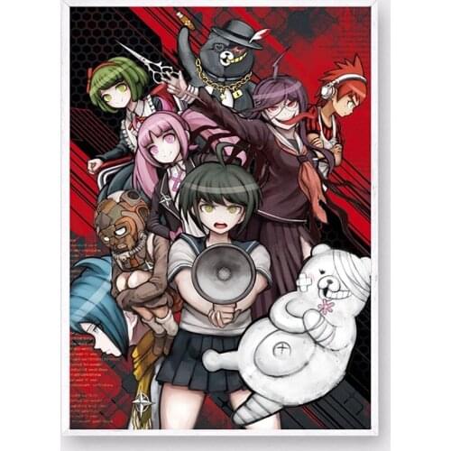 Canvas Wall Art HD Print Home Decoration 1 Piece Danganronpa Painting Animation Poster For Living Room Modular Picture Framework
