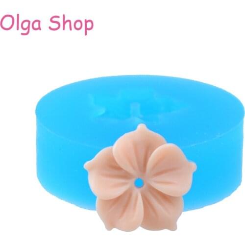 HYL034 15.6mm Chinese Redbud Hongkong Flower Mold - Jewelry, Sugarcraft, Cupcake Topper, Fondant, Baking Tools, Candy, Resin