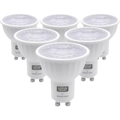 PAR16 LED Downlights Bulb with GU10 Base,6W,2700K,4000K,6000K(Non-Dimmable/38° /60°Beam Angle/Spot Light)Pack of 6,Pack of 12