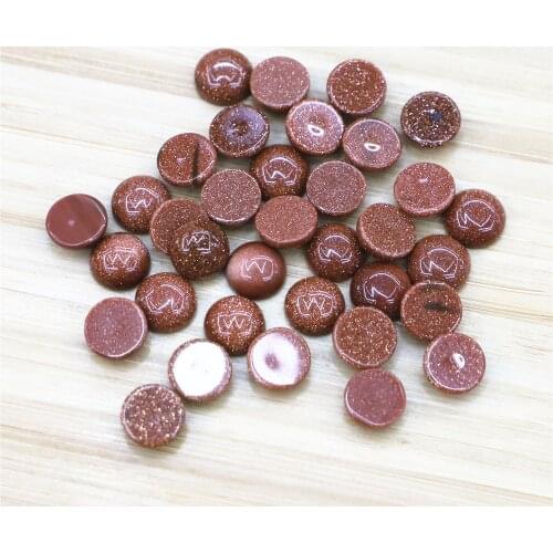 Fashion Synthesis Red Watermelon 40pcs Stone Cabochon Bead No Hole10 MM Jewelry Necklace Ring Accsories Free Shipping