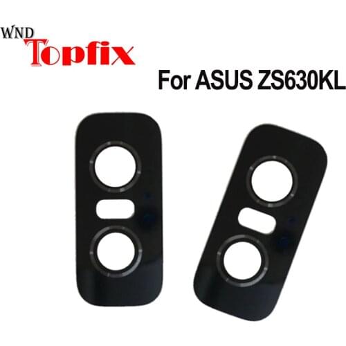 New Back Rear Camera Lens Glass Replacement For Asus Zenfone 6 ZS630KL Lens With Sticker For ASUS ZS630KL Back Rear Camera Lens
