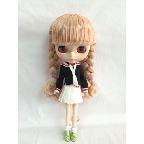 Nude blyth dolls white skin (pink hair ) bl IE