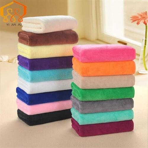 16 Colors Microfiber Fabric Towel Dry Hair Beauty Salons Barber Shop Special Towel Wholesale Super Absorbent Face Hand Towels