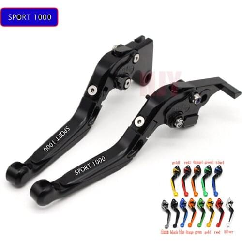 Adjustable Folding Extendable Motorbike Motorcycle Brake Clutch Levers For Ducati SPORT 1000 SPORT1000 2006-2009