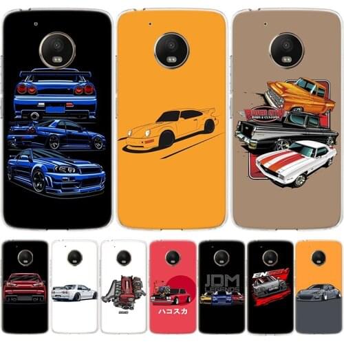 Luxury Cool Sports Car Modification Phone Case For Moto Motorola G7 G8 G9 Power E6 G6 G5S E5 G5 E4 G4 EU Plus Play One Action Co