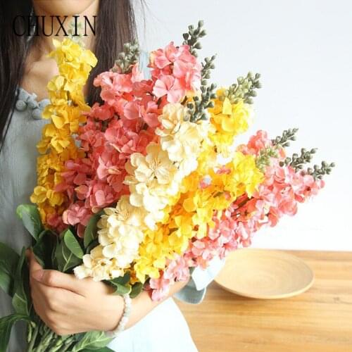 90cm Christmas Bouquet Simulation Silk Violet Home table Decoration Artificial Flower Wedding scene layout Photography props