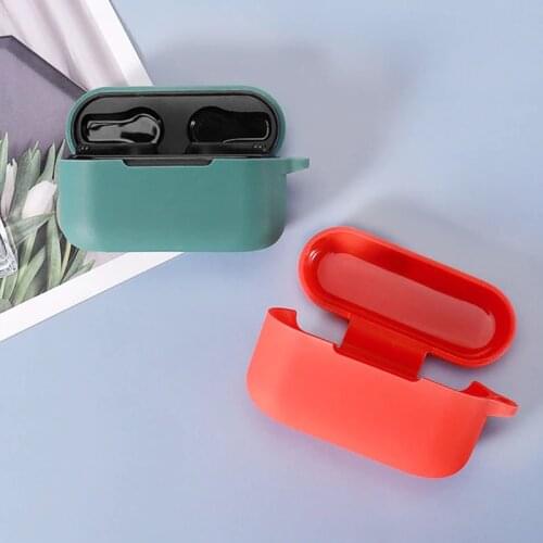 Silicone Protective Cover Shell Anti-fall Earphone Case for 1MORE Omthing Airfree EO002BT TWS Bluetooth Earphone Accessory