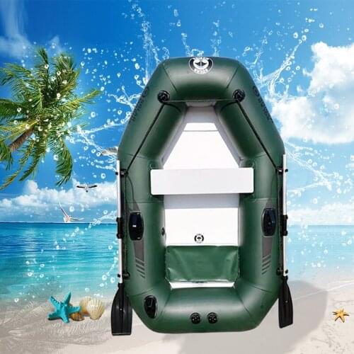 Solar Marine Single Portable 175 CM PVC Fishing Boat Wear-resistant Air Mat Bottom Folding Inflatable Kayak With All Accessories