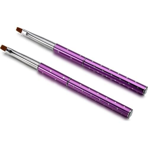 TP #6 Acrylic Nail Brush Nail Art Brush For UV Poly Extension Builder Gel Brushes Acrylic Brush Nails Accessories Brushes Set