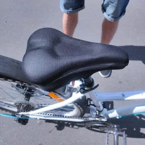 Ultra Soft Comfortable Silicone Gel Pad Cushion Cover Bicycle Saddle Seat MTB Mountain Bike Cycling Thickened Extra Comfort
