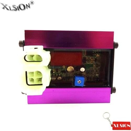 XLSION Adjustable Racing Ignition AC CDI Box For GY6 50cc 125cc 150cc Moped Scooter ATV Quad