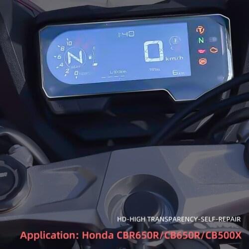 Motorcycle speedometer Scratch TPU Protection Film Dashboard Screen Instrument Film For Honda CB650R CBR650R CB500X CB500F