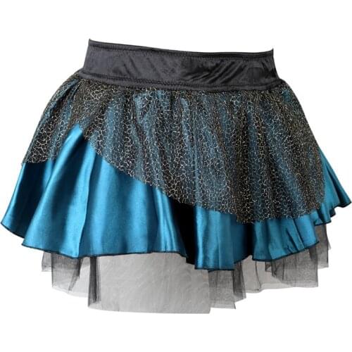 Sexy Skirt Tutu Lace Burlesque Costumes Gothic Steampunk Clothing Ruffled Skirt For Women Matching Corset Plus Size Masquerade