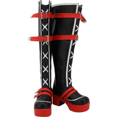 Anime Cosplay Shoe Love Live Sunshine Aqours Kurosawa Dia Punk Rock Shoes Women Knee Length Boots A