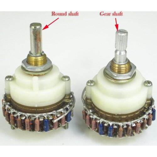 1pcs 23 Steps DALE Mono Shunt Type Volume Potentiometer 100K (One Channel)