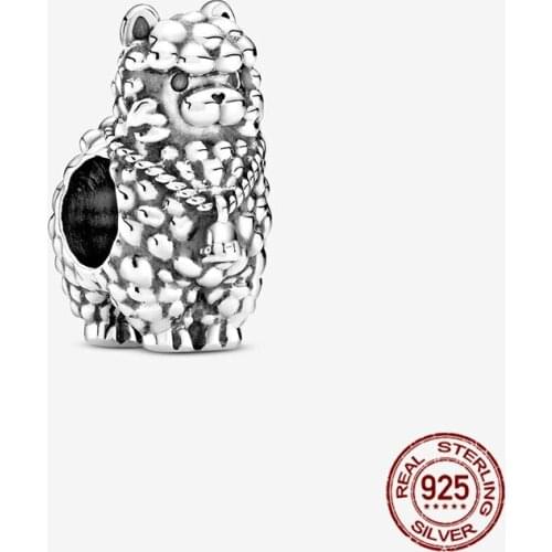 Authentic 925 Sterling Silver Fluffy Camel Beads Fit Original 3mm Bracelet&Bangle For Women Birthday Fashion Jewelry Gift