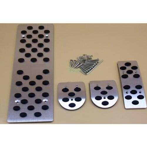 Auto gas accelerator pedal For Audi A4 B6/B7/B8 A6 C5/C6 A7 Q5 Manual Aluminum Rest Brake Gas Clutch Pad Accelerator Cover