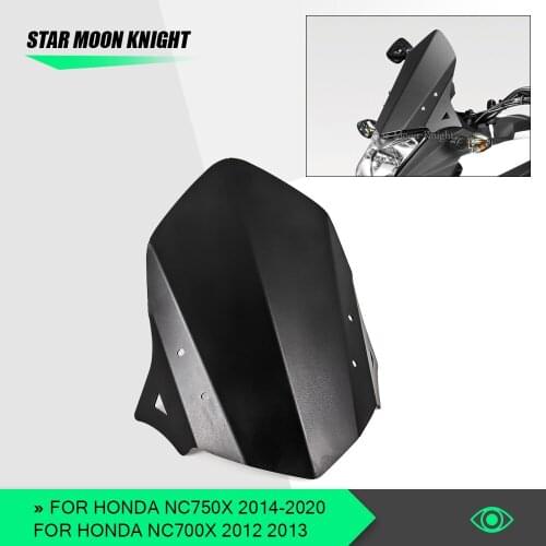 For Honda NC700X 2012 - 2013 NC750X 2014 - 2020 Motorcycle Accessories Windscreen Windshield Wind Screen Deflector Protector