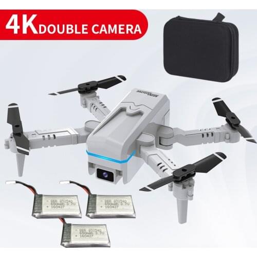 2021 H6 Mini Drone 4k Wide Angle Camera Drone With LED Lights Wifi Height Hold Mode Anti-interference Foldable Model Airplane