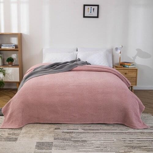 CHAUSUB Quality Bedspreads Quilt 1Piece Cotton Quilts Quilted Coverlet Soft Queen Size Bed Cover Summer Blanket On Blanket