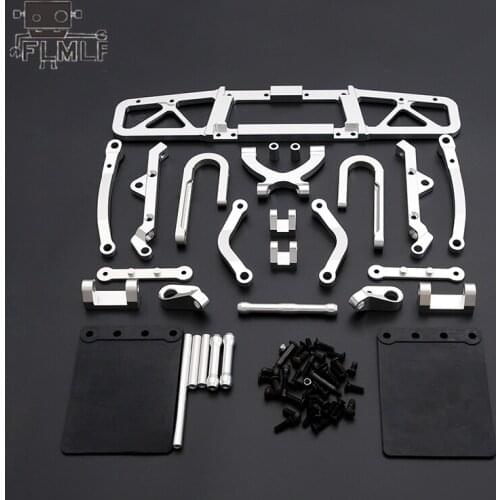 CNC Front or Rear Bumper Set Fit for 1/5 HPI ROVAN ROFUN KM BAJA 5B 5T 5SC Truck Rc Car Parts
