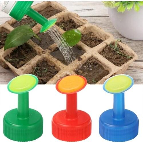 1pcs Plant Watering Attachment Spray-head DIY Shower Head Gardening Drink Bottle Water Can Top Waterers Irrigation Equipment