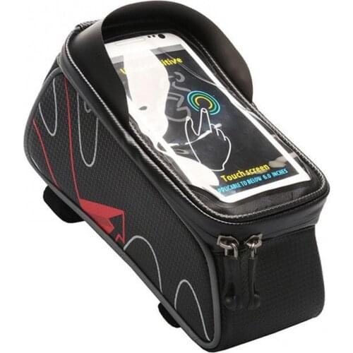 80%HOT Bicycle Front Touch Screen Phone Bag Mountain Bike Top Tube Sack Cycling Pouch