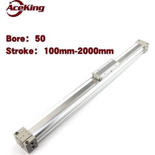 Mechanically combined sliding table with guide rail rodless cylinder MY1B/ my3b50g-100-350-500-700-l-z MY1B50-200 MY1B50-300