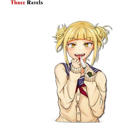 Three Ratels FC309 TOGA KISS Cute cartoon 3D Stickers for car anime on car vinyl decal