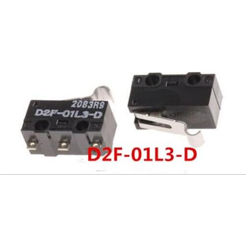 NEW switch D2F-01L3-D D2F-01L3 D2F01L3D D2F01L3 mouse micro switch DIP3 20PCS/LOT