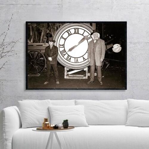Back to the Future Poster Classic Movie Print Alternative Film Retro Photo Vintage Style Wall Art Canvas Painting Home Decor
