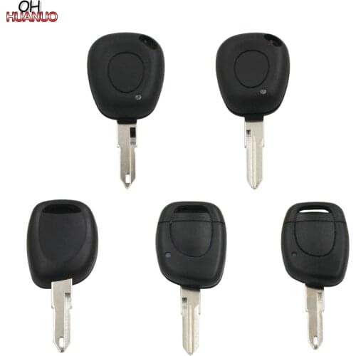 SALE !!! 1 Button Replacement Shell Remote Key Case Fob Blank for Renault Clio II Clio Symbol Kangoo NE73 OR VA2 uncut blade