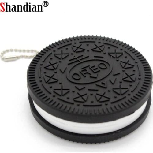 SHANDDIAN biscuit shape USB Flash Drive candy pendrive little mini funny 4GB/8GB/16GB/32GB/64GB cookie usb disk free shipping