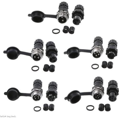 GX16 Waterproof Aviation Connector Plug Socket Sensor Encoder 2/3/4/5/6 Pin