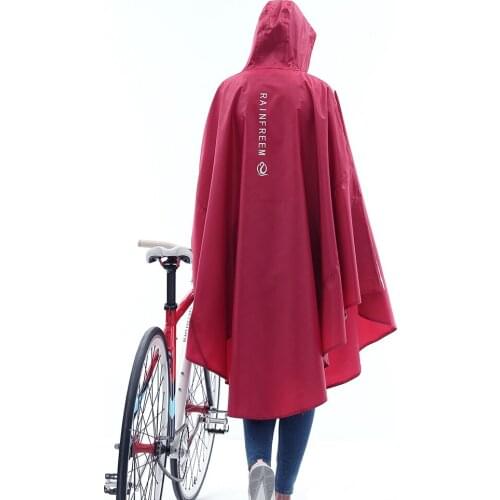 Outdoor Motorcycle Waterproof Raincoat Hiking Hooded Poncho Raincoat Cycling Rain Coat Bikes Anti Rain Impermeable Rain Gear