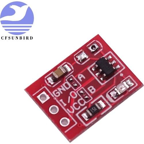 10PCS TTP223 Touch Key Switch Module Touching Button Self-Locking/No-Locking Capacitive Switches Single Channel Reconstruction