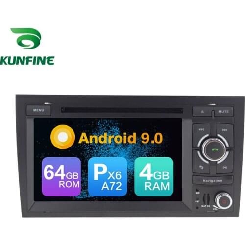 Android 9.0 Core PX6 A72 Ram 4G Rom 64G Car DVD GPS Multimedia Player Car Stereo For Audi A3 2003-2013 Radio Headunit